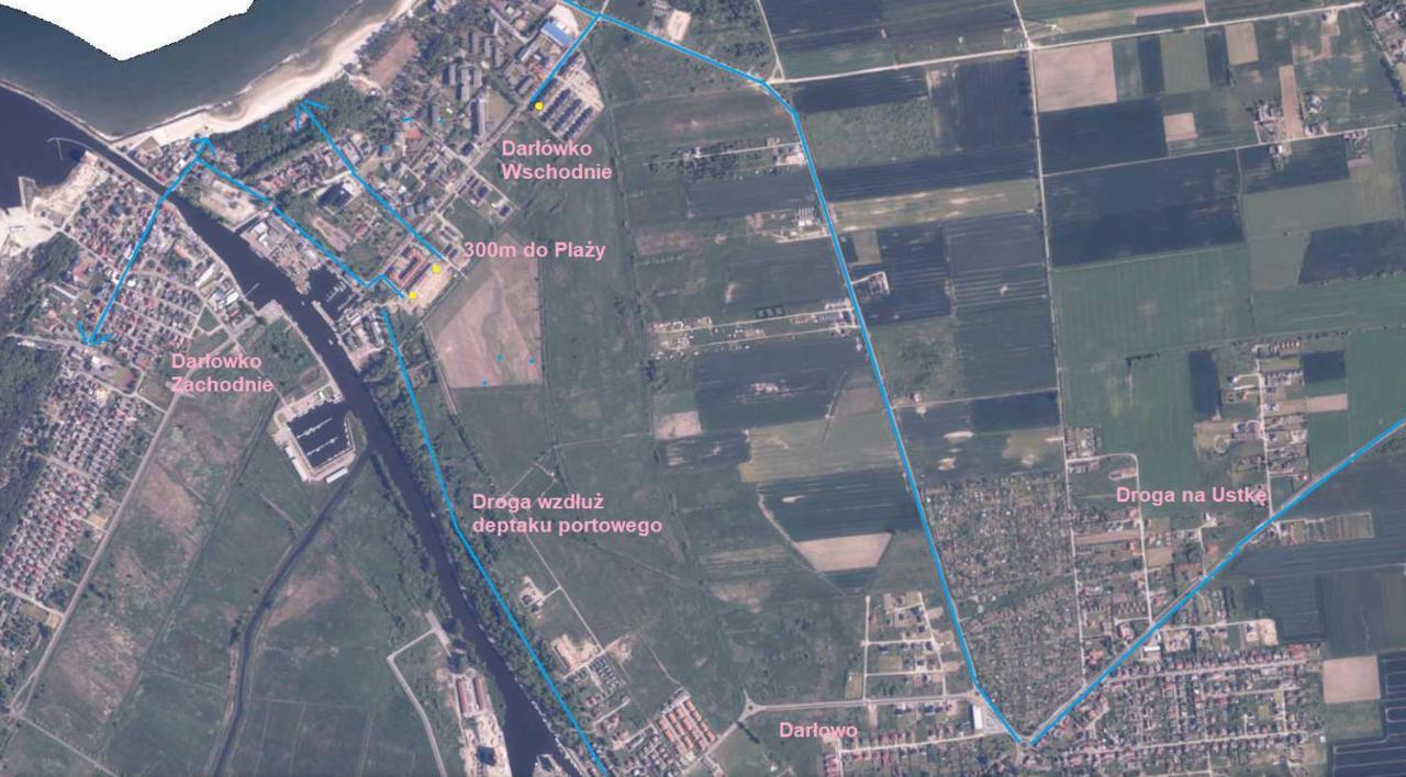 Sunny Apartament Ujście-Darłowskie Exteriör bild